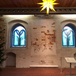 Innenansicht neue Fensterelemente Heiliggeistkirche Güstrow